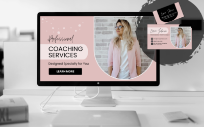 Empower Your Online Presence with this Stylish Landing Page Template for Small Businesses (+Visit Card Template)