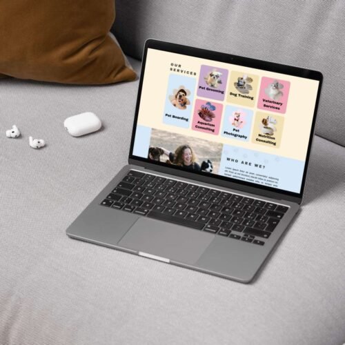 Canva Pet Shop Landing Page Template - Image 3