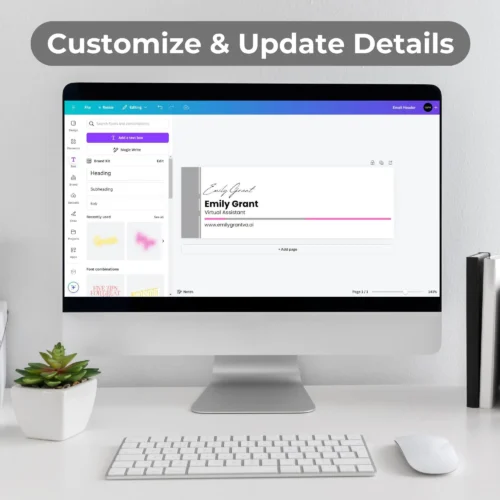 Canva Email Signature & Header Template - Image 5