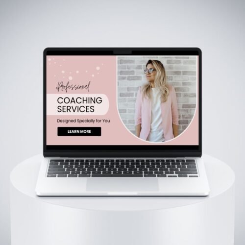 Landing Page for Coaches in Canva