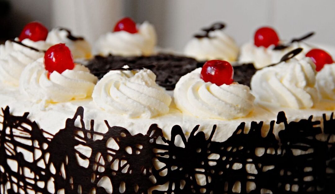 Cherry Chocolate Cake with Mousse