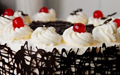 Cherry Chocolate Cake with Mousse